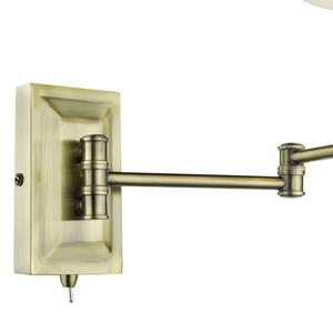 Där Lighting KEN0775 -Гъвкава стенна лампа KENSINGTON 1xE14/25W/230V месинг