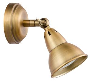 Där Lighting NAT0742 - Настенно спот осветително тяло NATHANIEL 1xGU10/11W/230V месинг