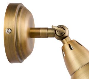 Där Lighting NAT0742 - Настенно спот осветително тяло NATHANIEL 1xGU10/11W/230V месинг
