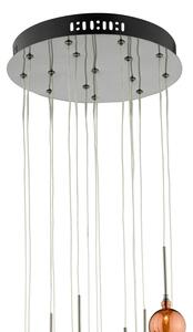 Där Lighting AUR1564 - Полилей на кабел AURELIA 15xG4/10W/230V