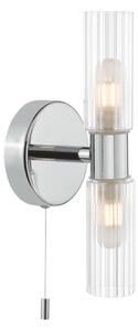 Där Lighting BOL0950 - Стенна лампа за баня BOLTON 2xG9/5W/230V IP44 хром