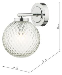 Där Lighting WAY0750 - Стенен аплик за баня WAYNE 1xG9/3W/230V IP44 хром