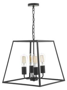 Där Lighting ACA8622 - Полилей на верига ACADEMY 4xE27/60W/230V черен