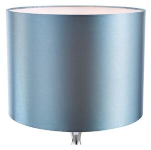 Där Lighting ELS4223 - Настолна лампа ELSA 1xE27/40W/230V синя/лъскав хром