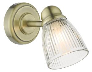 Där Lighting CED0775 - Настенно осветително тяло за баня CEDRIC 1xG9/25W/230V IP44 месинг