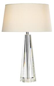 Där Lighting CYP4208 - Настолна лампа CYPRUS 1xE27/60W/230V кремава/прозрачна
