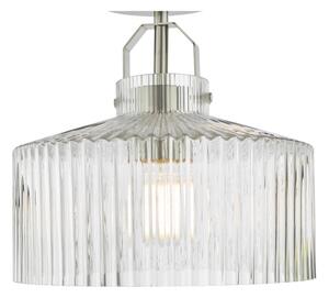 Där Lighting LEN4846 - Повърхностно монтиран полилей LENKA 1xE27/60W/230V матов хром