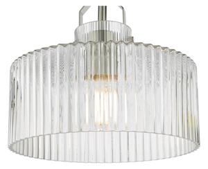 Där Lighting LEN4846 - Повърхностно монтиран полилей LENKA 1xE27/60W/230V матов хром
