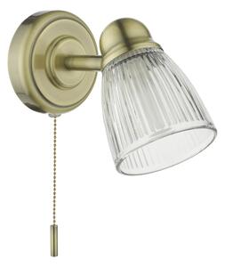 Där Lighting CED0775 - Настенно осветително тяло за баня CEDRIC 1xG9/25W/230V IP44 месинг