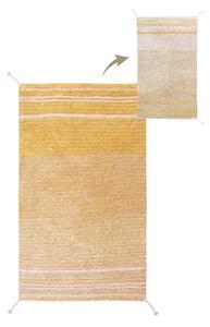 Памучен килим в цвят жълта охра 80x140 cm Twin Amber – Lorena Canals