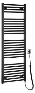 Aqualine - Електрическо оборудване за баня радиатор DIRECT-E 400W/230V 132 см матов черен