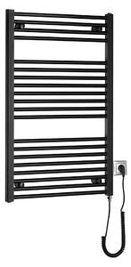 Aqualine - Електрическо оборудване за баня радиатор DIRECT-E 400W/230V 96 см матов черен
