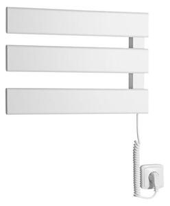 Aqualine - Електрическа сушилня за кърпи ELVIS 50W/230V 34,2 см бял дeсен