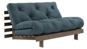 Разтегателен диван в петролен цвят 140 cm Roots - Karup Design