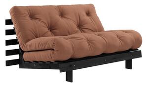 Сгъваем диван в тухлен цвят 140 cm Roots Black Night – Karup Design