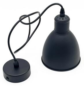 Brilagi - LED полилей на кабел RIDDY 1xE27/60W/230V черен