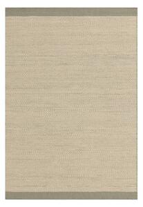 Кремав/светлозелен ръчно изработен вълнен килим 160x230 cm Lima Sage – Asiatic Carpets