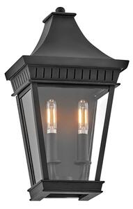 Hinkley HK-CHAPEL-HILL7-MB - Екстериорна лампа CHAPEL HILL 2xE14/40W/230V IP44