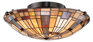 Quoizel QZ-INGLENOOK-F-SMALL-Таванно осветително тяло INGLENOOK 2xE27/60W/230V Ø40,7 см