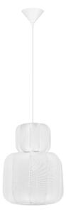 Текстилно висящо осветително тяло в матово бял цвят ø 28 cm Delina – Nova Luce