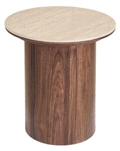 Кръгла странична масичка с керамичен плот ø 45 cm Delphi – House Nordic