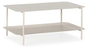 Кремава метална масичка за кафе 58x90 cm Beatrix – MOME