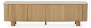 Маса за телевизор от декор от дъб в естествен цвят 180x50,5x40 cm Padoc – MOME