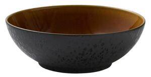 Черна/в кехлибарен цвят глинена купа ø 30 cm Gastro Black/Amber – Bitz