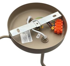 Плафониера CHARLIE 2xE27/15W/230V бежова