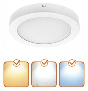 LED таванен плафон SIGARO, 18 W/230 V, 3000/4000/6500 K, диаметър 22 см, бял