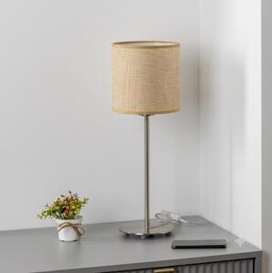 Brilagi - LED настолна лампа NUBILA 1xE27/60W/230V светлокафява