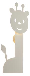 Детска стенна лампа бежова с LED 3-степенно димиране - Gigi the Giraffe