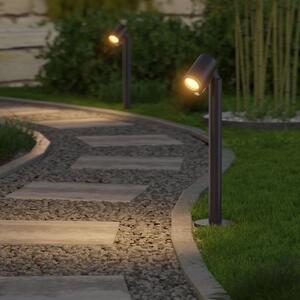 STEINEL LED лампа за цокли Way C, черна, алуминий, IP65, RGBWW, Затъмняване, Черен, Алуминий, Модерен