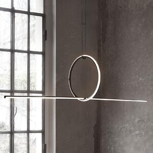 FLOS Arrangements 2 LED висяща лампа, Затъмняване, Черен, Дневна/трапезария, Метал, Дизайн