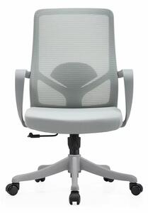 Ергономичен офис стол OptiSit, регулируем, сив цвят, размери 575*580*1000-1110 мм