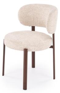 Трапезен стол SIDUS 1 бр. бежов/орех