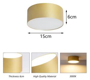 BRILAGI -LED Таванно осветително тяло за баня FORIS LED/20W/230V Ø 15 см златисто IP44