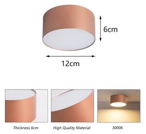 BRILAGI -LED таванен плафон за баня FORIS LED/14W/230V Ø 12 см бронзов IP44