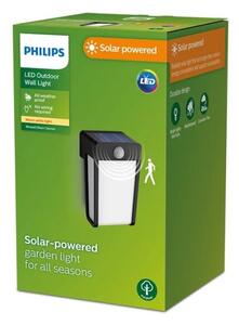 Philips - LED соларен стенен фенер с сензор SHROUD LED/2,3W/3,7V IP44