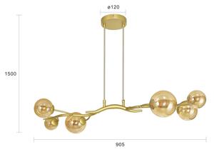 Brilagi - LED Пендел MISTEL 6xG9/3W/230V златист