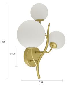 Brilagi - LED аплик MISTEL 3xG9/3W/230V златист/бял
