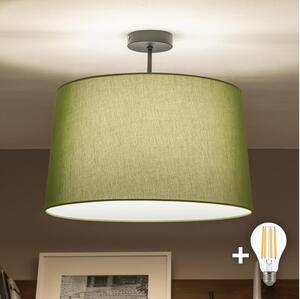 Brilagi - LED полилей за повърхностен монтаж CERIA 1xE27/60W/230V Ø 45 см черно/зелено