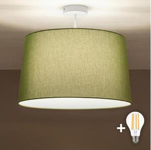 Brilagi - LED плафон CERIA 1xE27/60W/230V Ø 45 см бял/зелен