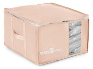 Вакуумна пластмасова кутия за съхранение на дрехи 42x40x25 cm Pink Edition – Compactor