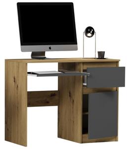 Модерно бюро за писане, офис бюро MODERN N-33 - различни цветови варианти artisan mix antracit