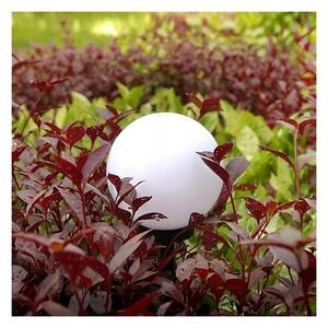 LED соларна лампа LED/1,2V 6500K 200 mAh диаметър 10 см IP44 бяла/черна