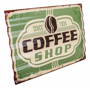 Стенна плоча Alexandra House Living Coffee Shop Желязо 59 x 1 x 40 cm