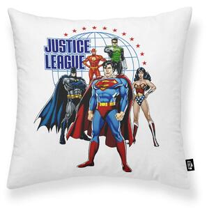 Калъфка за възглавница Justice League Justice Team A Бял Многоцветен 45 x 45 cm