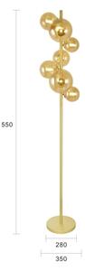 Brilagi - LED Лампион MILLA 7xG9/3W/230V златист