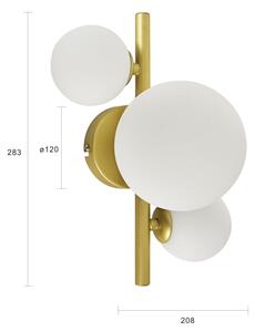 Brilagi - LED Аплик MILLA 3xG9/3W/230V златист/бял